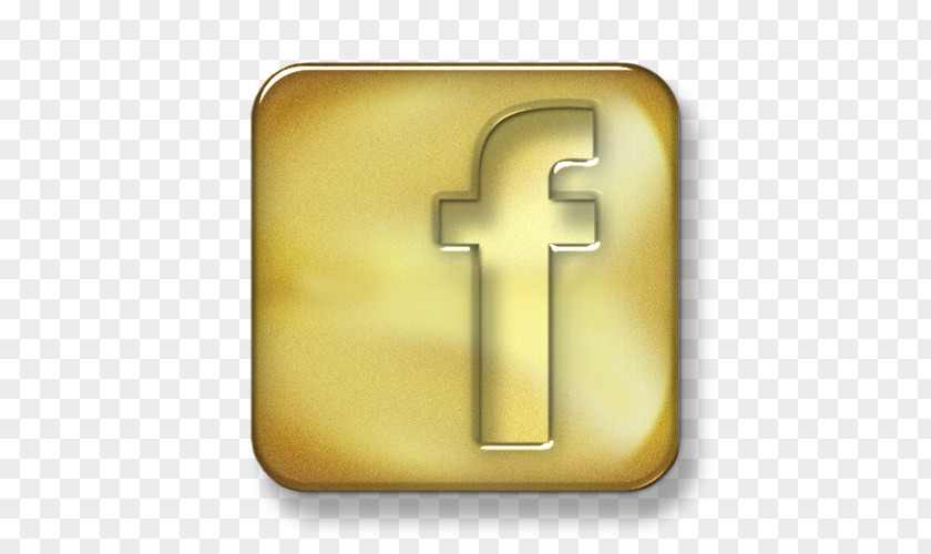 Gold Logo Social Media PNG