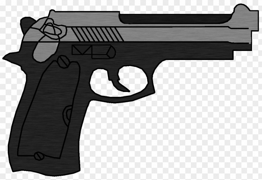 Hand Gun Firearm Weapon Pistol Drawing Trigger PNG