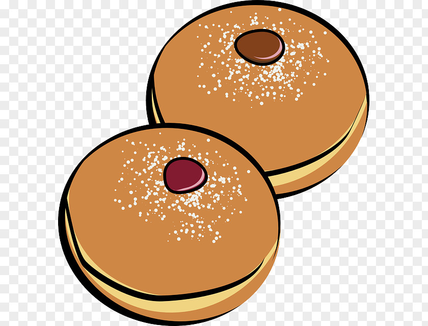 Biscuit Cliparts Coffee And Doughnuts Sufganiyah Clip Art PNG
