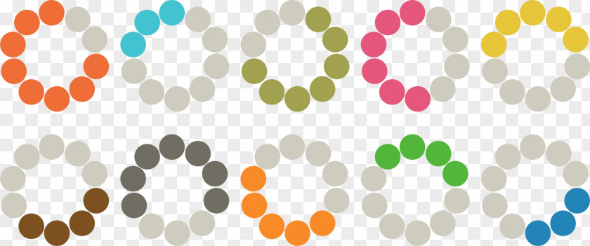 Colorful Circle Frame Nvidia Quadro Wallpaper PNG