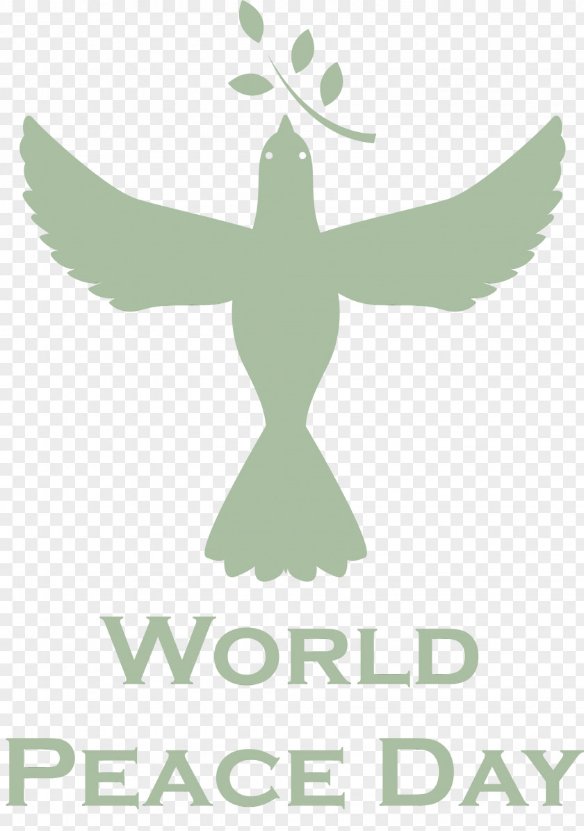 Logo Birds Character Green Font PNG