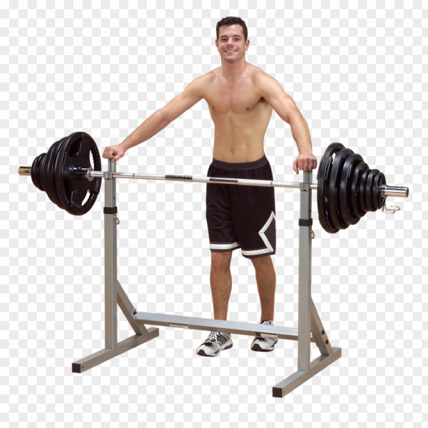 Barbell Power Rack Weight Training Squat Bench Press Exercise Equipment PNG