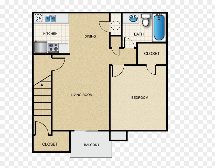 Button Quail The Place At Hollow Apartments Floor Plan MCLife Tulsa PNG