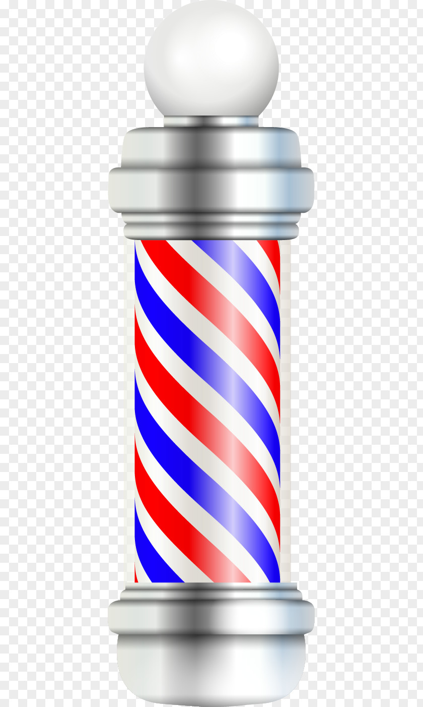 Color Vector Rotating Column Barbers Pole Barbershop Hairdresser PNG