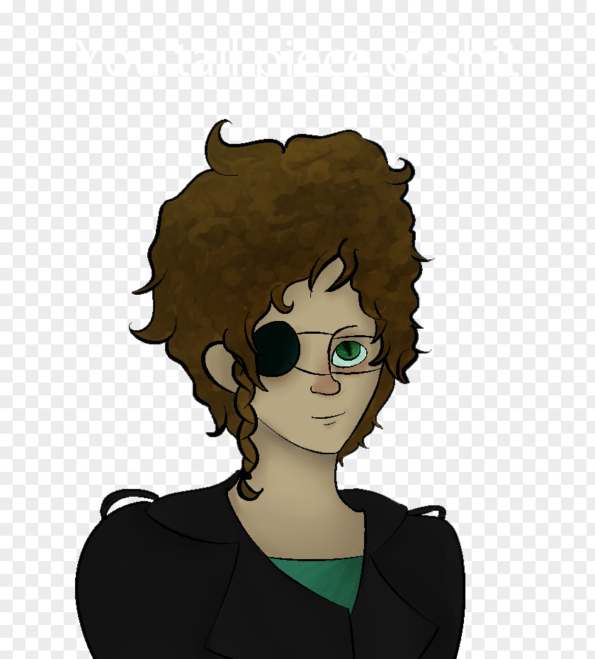 Nose Glasses Brown Hair PNG