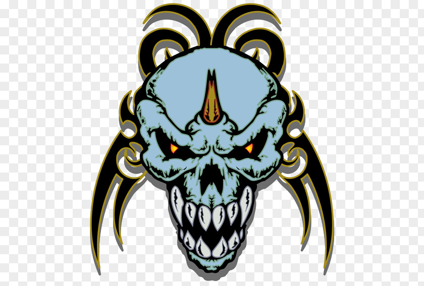 Skull Devil Human Symbolism Drawing PNG