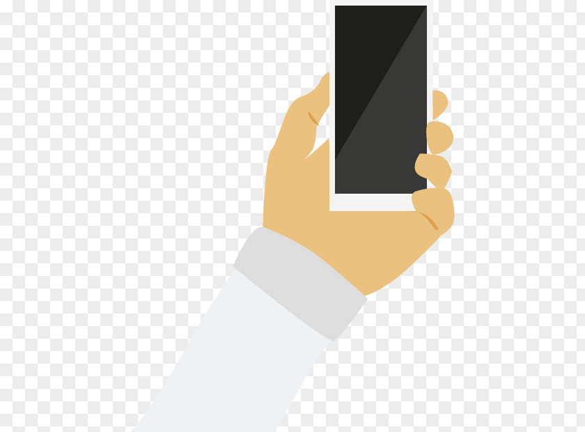 Vector Holding The Phone Euclidean Mobile Icon PNG