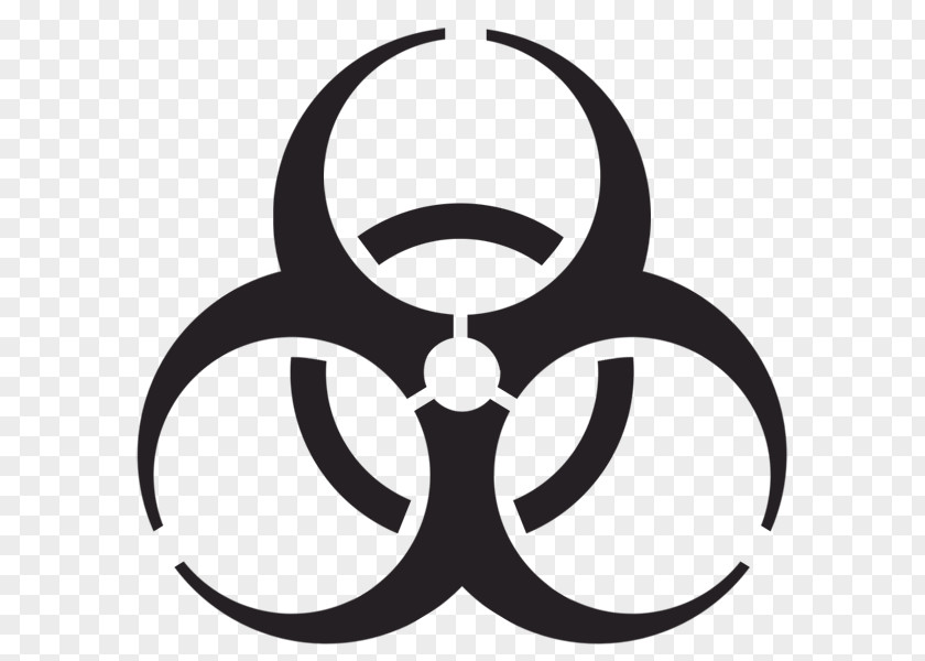 Biomedical Biological Hazard Symbol Clip Art PNG