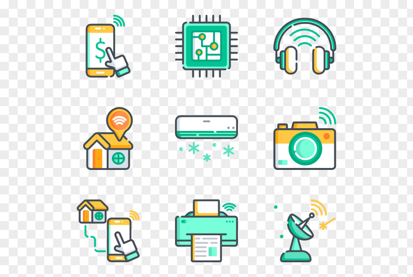Internet Of Things Icon Clip Art PNG