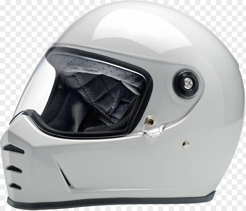 Motorcycle Helmets Biltwell Lane Splitter Shield Gringo Gloss Vintage White Custom PNG