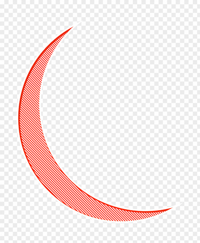 Shapes Icon Thin Moon PNG