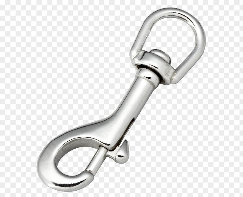 Stainless Steel Snap Clips Carabiner Swivel Hook PNG