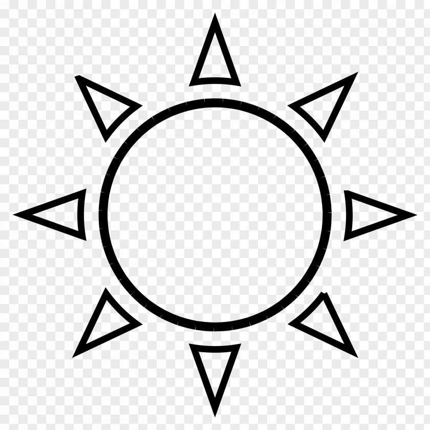 Sun-lines Drawing Coloring Book Outline Clip Art PNG