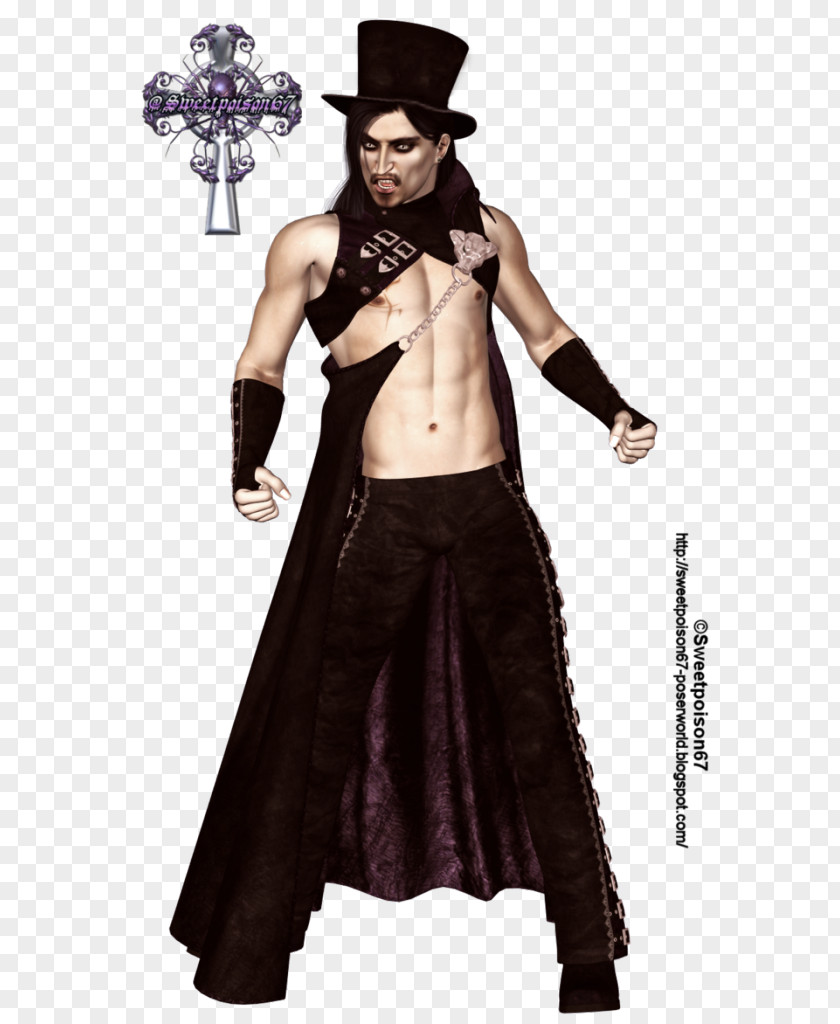 Vampire DeviantArt Costume Design PNG