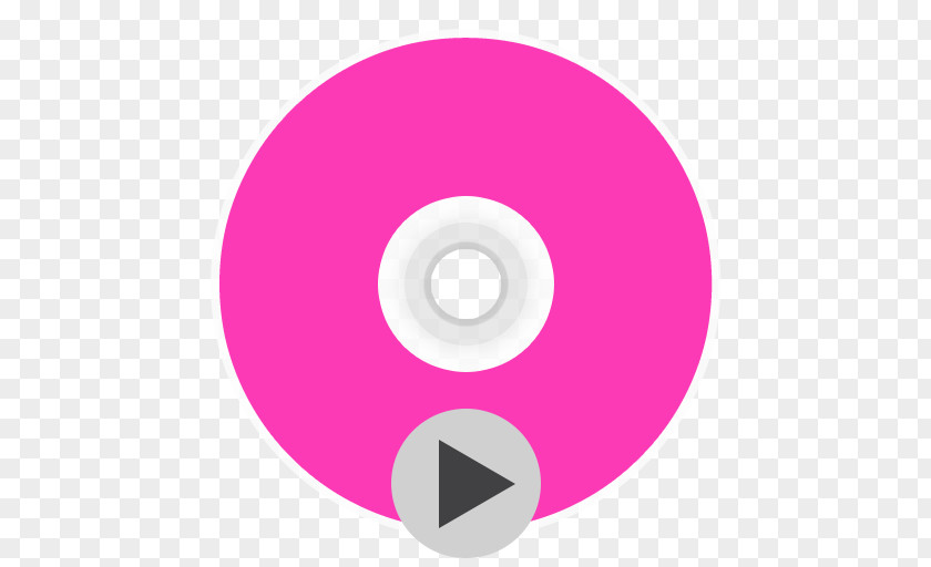 App Dvdplayer Pink Purple Symbol PNG