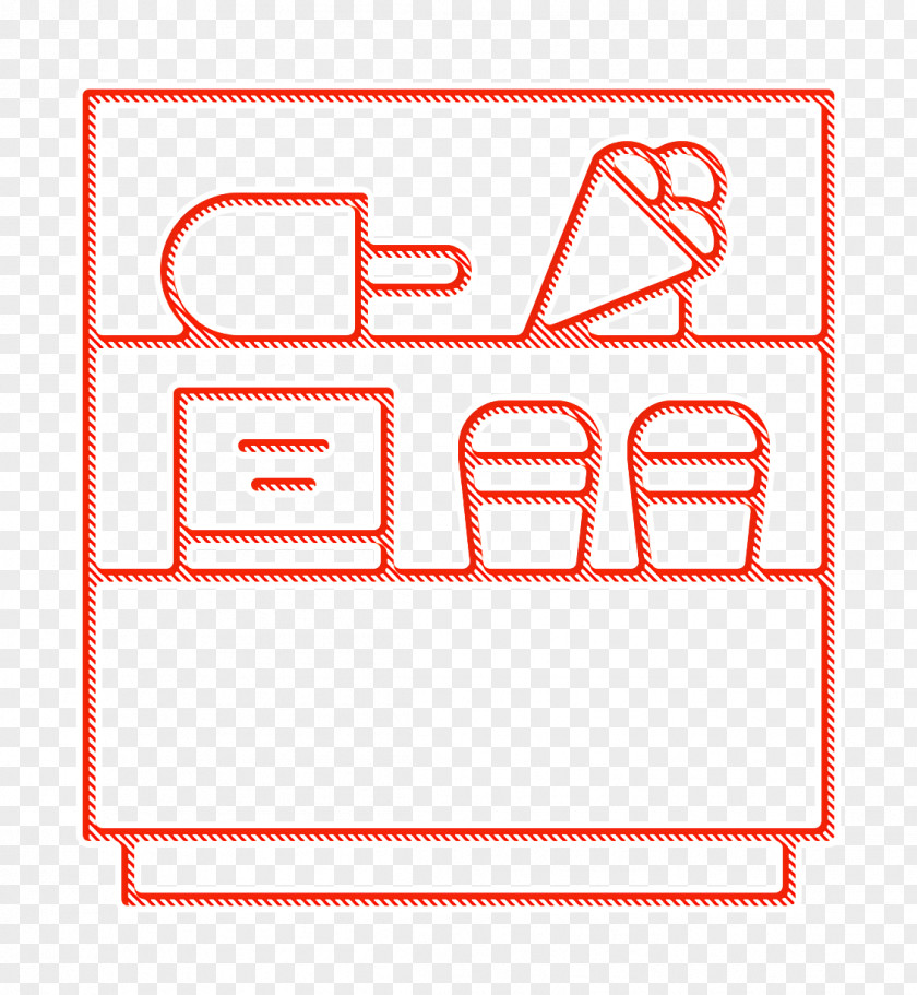 Ice Cream Icon Stand Fridge PNG