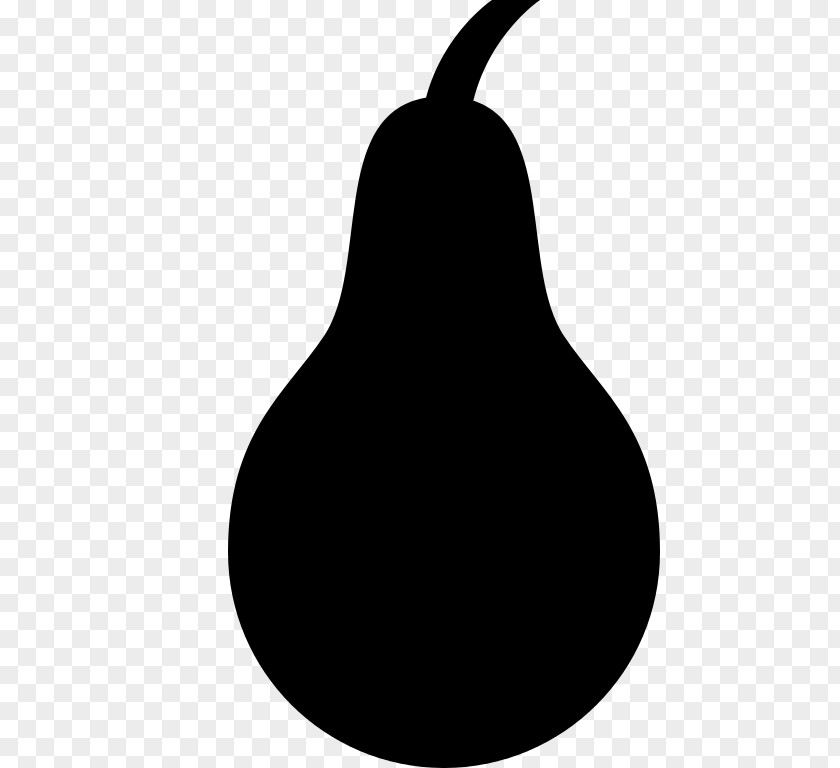 Pear Food Fruit Silhouette Clip Art PNG