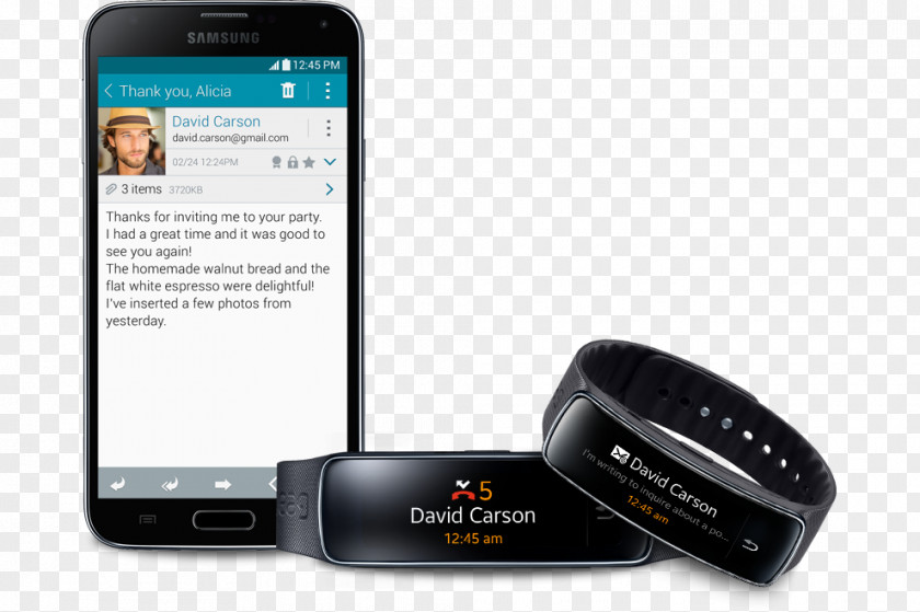 Samsung Galaxy Gear S5 Note II Smartwatch PNG