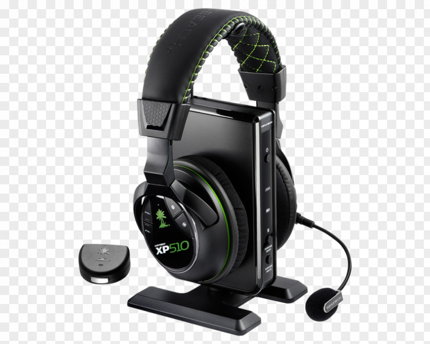 Xbox 360 Wireless Headset Headphones Microphone Turtle Beach Ear Force PX51 Video Game XO ONE PNG