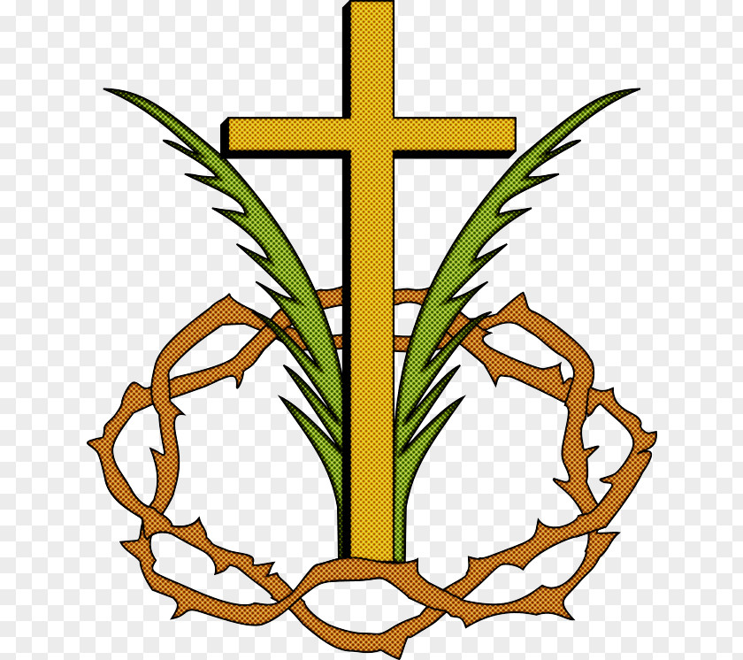 Cross Symbol Grass Family Plant PNG