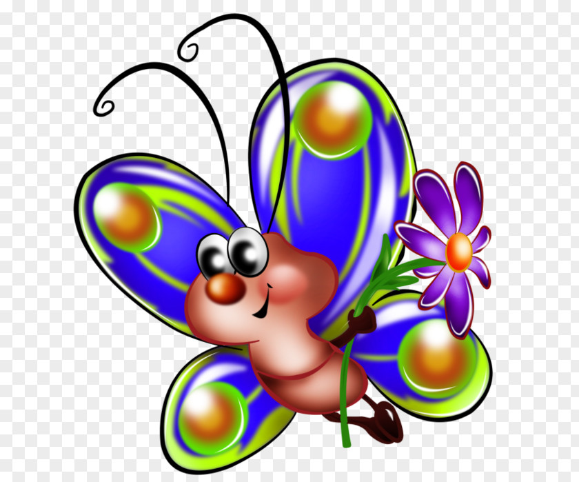 Cute Logo Kindergarten Number 82 Butterfly Clip Art PNG