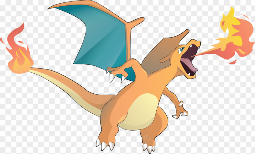 Dragon Clipart Fire Breathing Charizard Art Illustration PNG