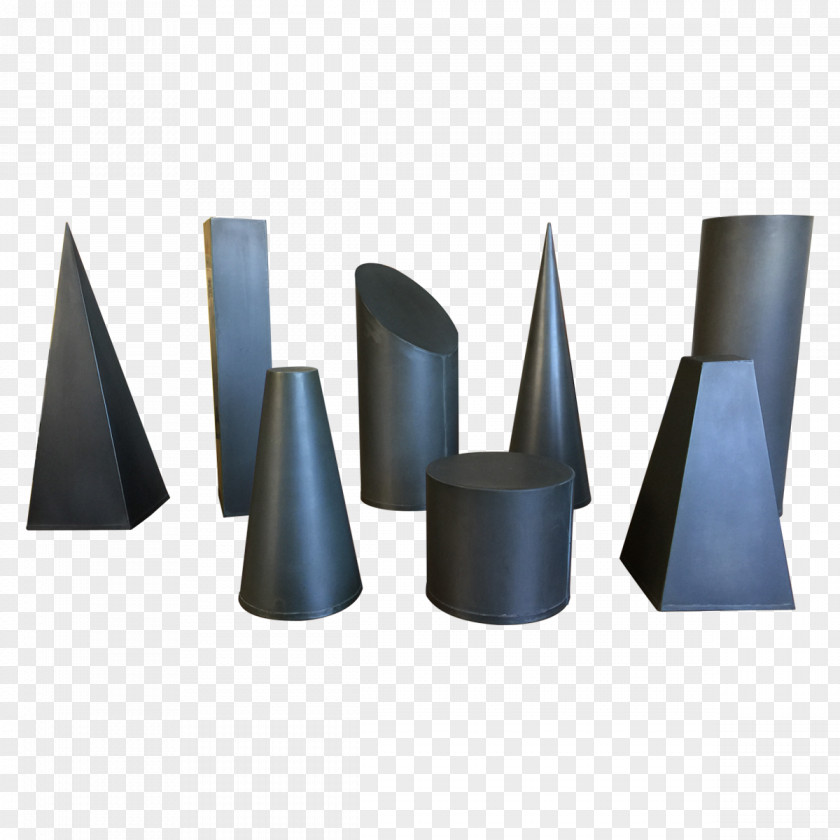 Modern Geometric Cylinder Angle PNG