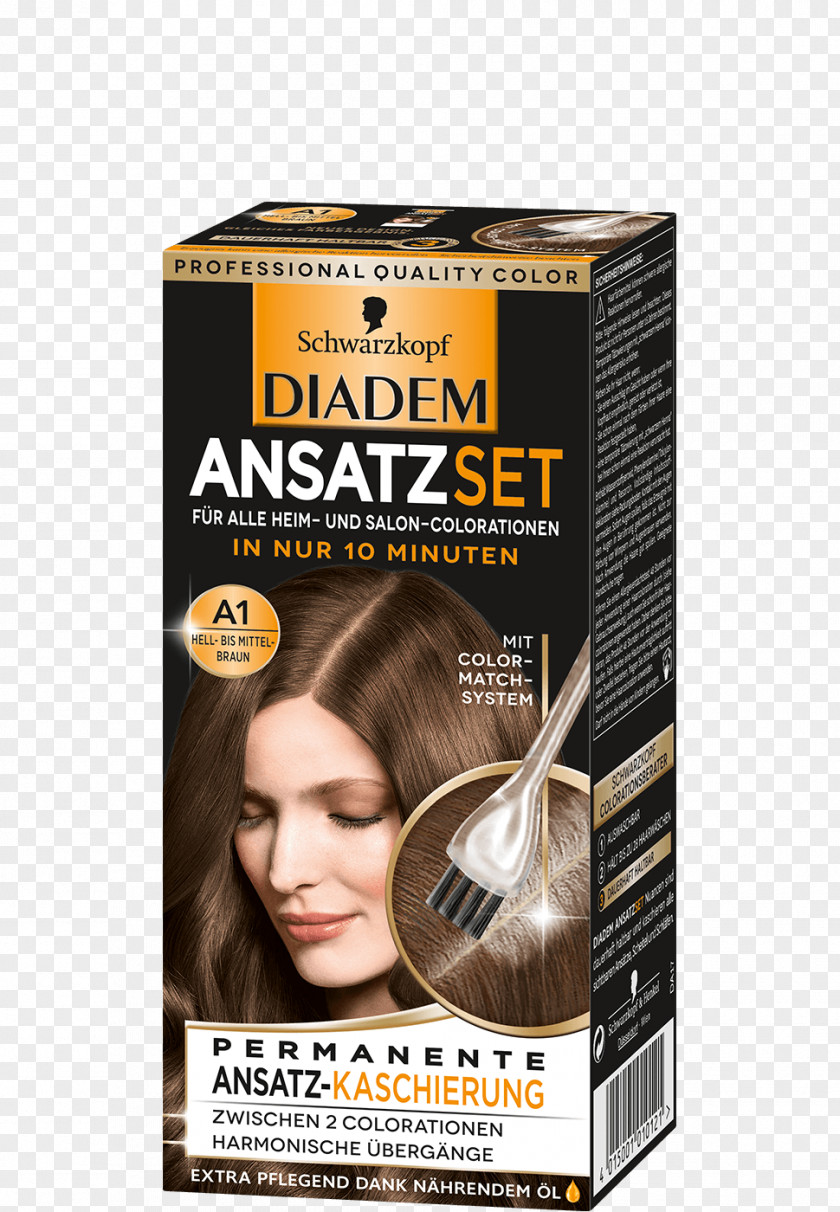 Oel Diadem Color Hair Schwarzkopf Blond PNG