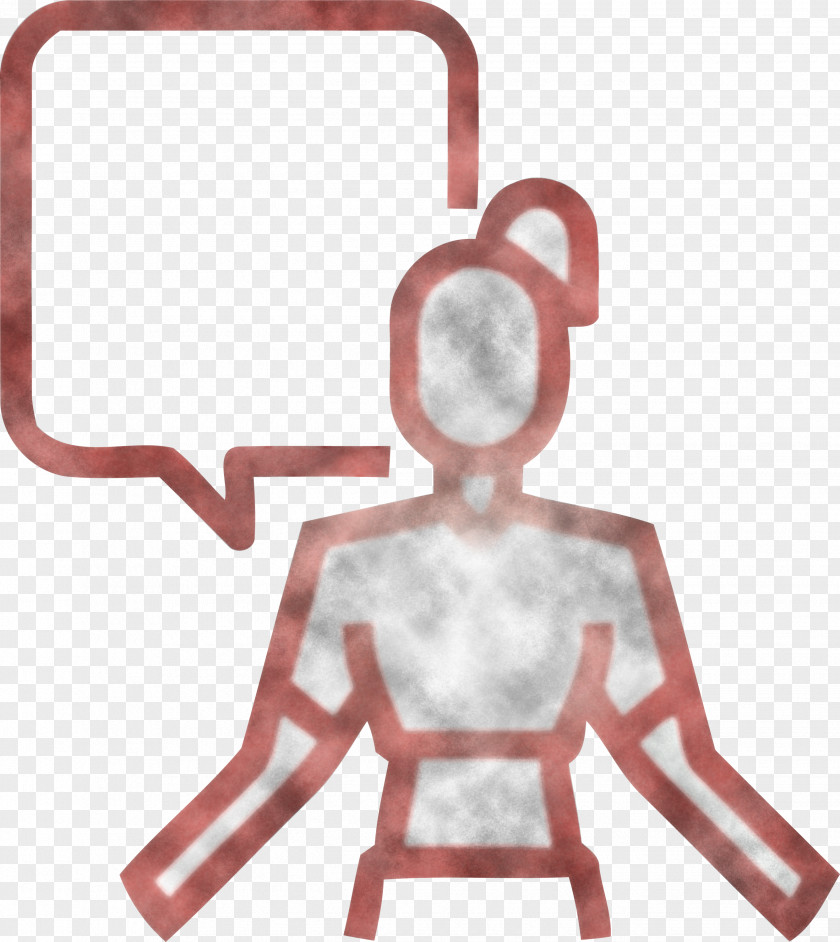 Red Cartoon Pink Technology Gesture PNG