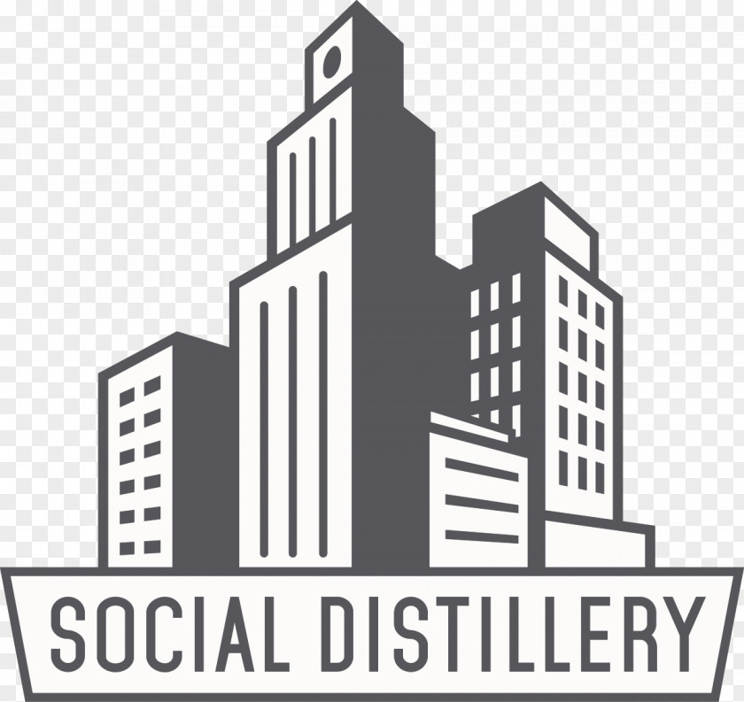 Social Media Distillery Marketing Logo PNG