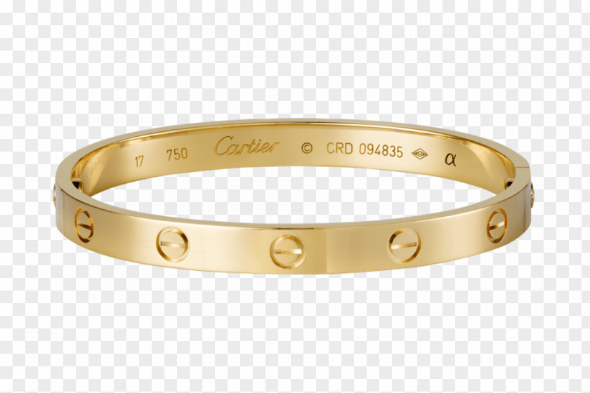 Upscale Jewelry Love Bracelet Cartier Jewellery Gold PNG