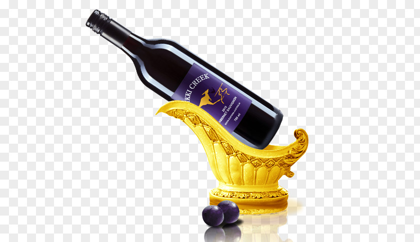 Wine Bottle Purple PNG