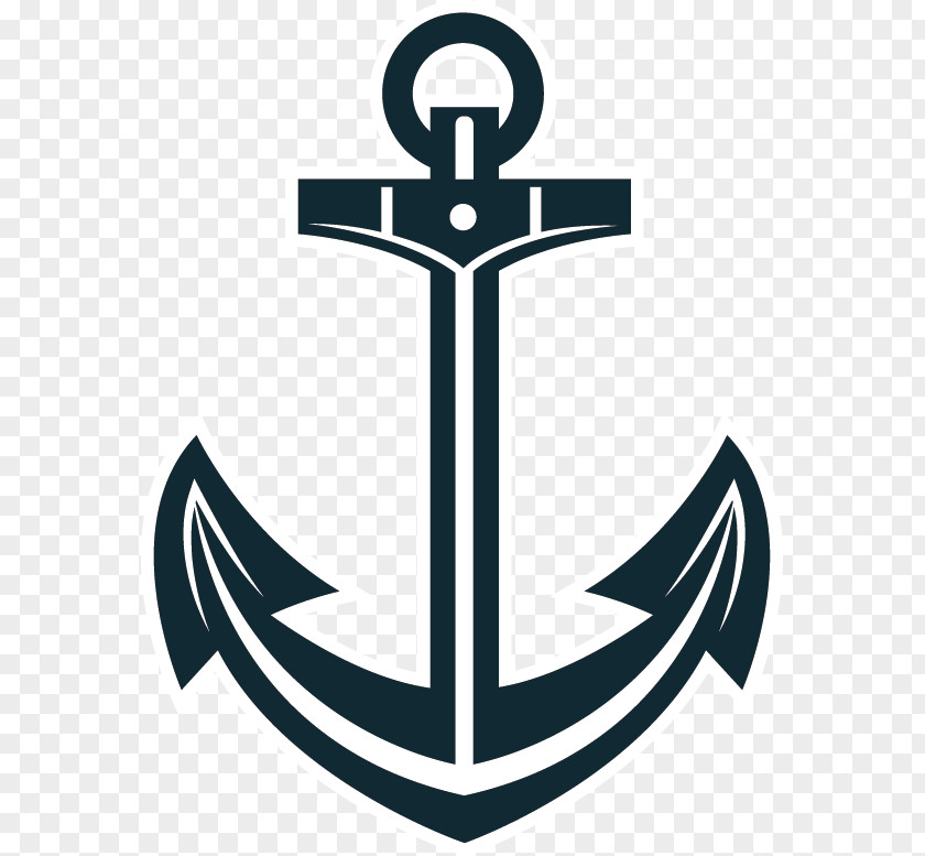 Black Flat Anchor The Tattoo Crew Clip Art PNG