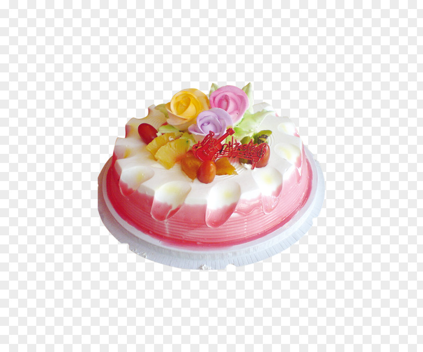 Cake Birthday Wedding Strawberry Cream Layer PNG