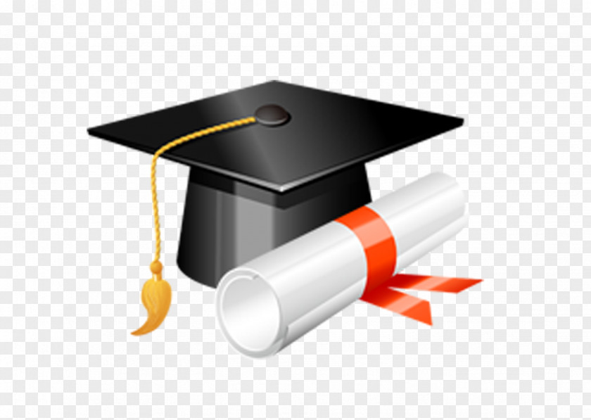 Dr. Cap Square Academic Graduation Ceremony Diploma Clip Art PNG