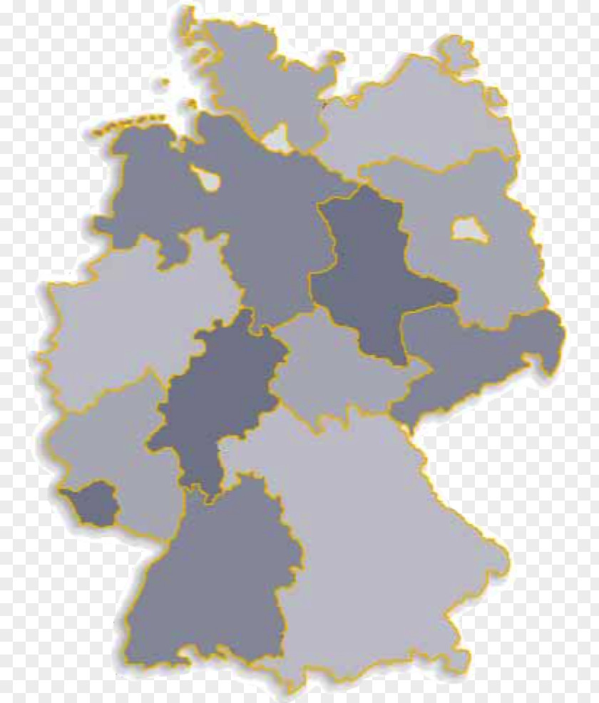 Map States Of Germany East Clip Art PNG