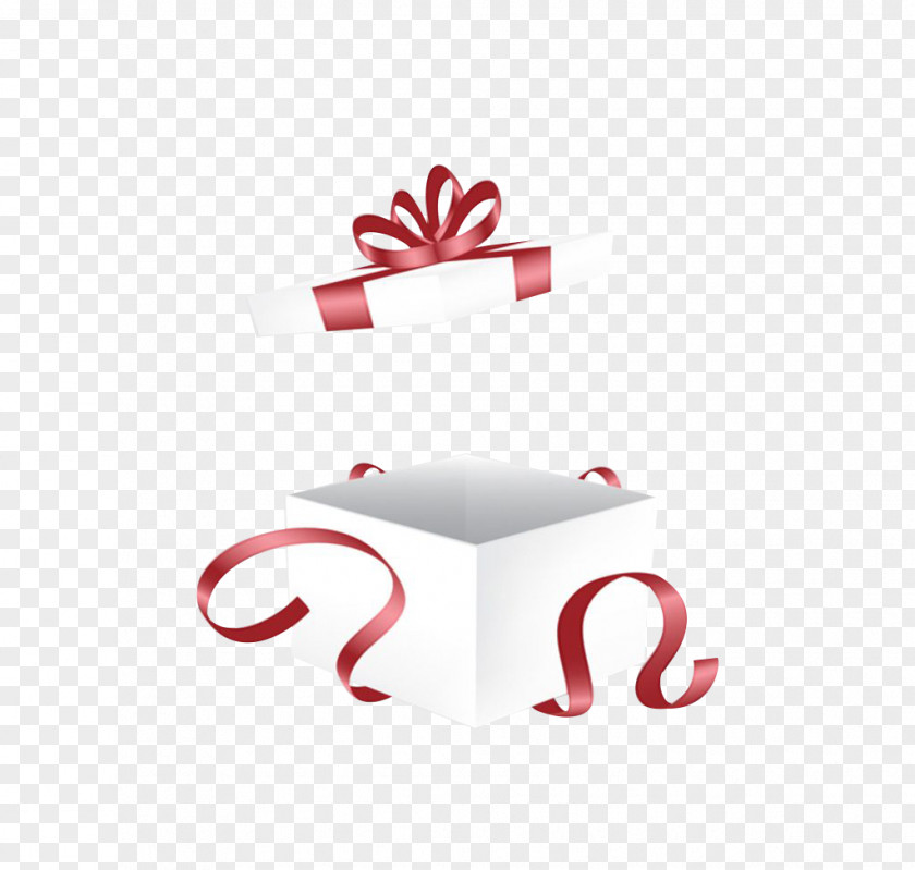Open The Exquisite Gift Box Decorative PNG