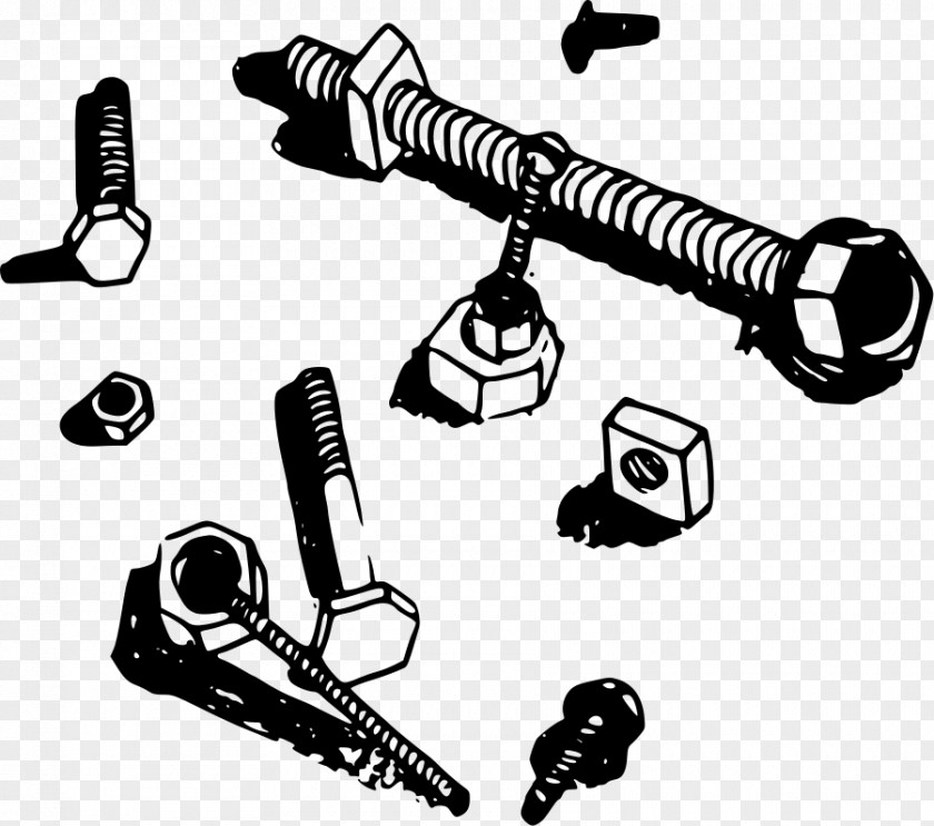 Screw Nut Bolt Screwdriver Clip Art PNG