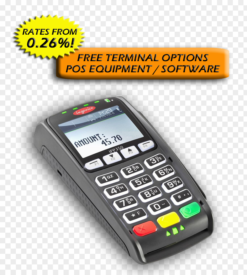 Vegetable Wholesale Business Card Point Of Sale Payment Terminal Ingenico PIN Pad EMV PNG