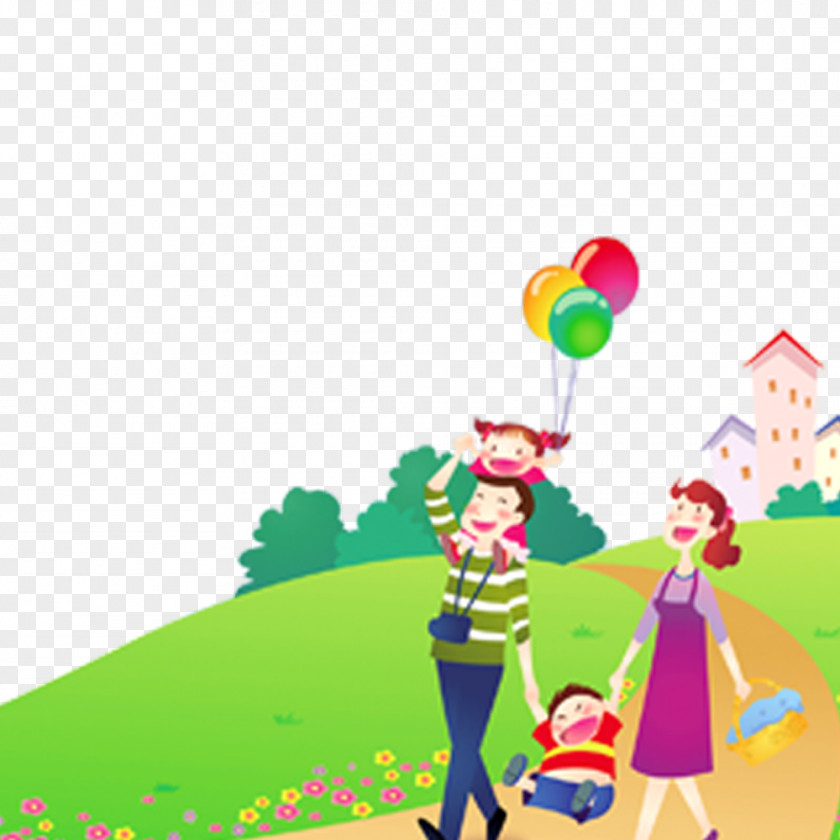 Family Trips Child Wallpaper PNG