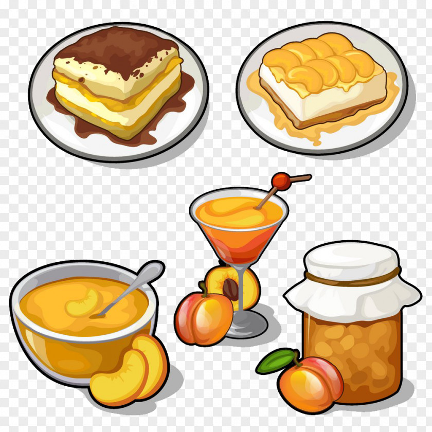 Apricot Food Fruit Preserves Illustration PNG