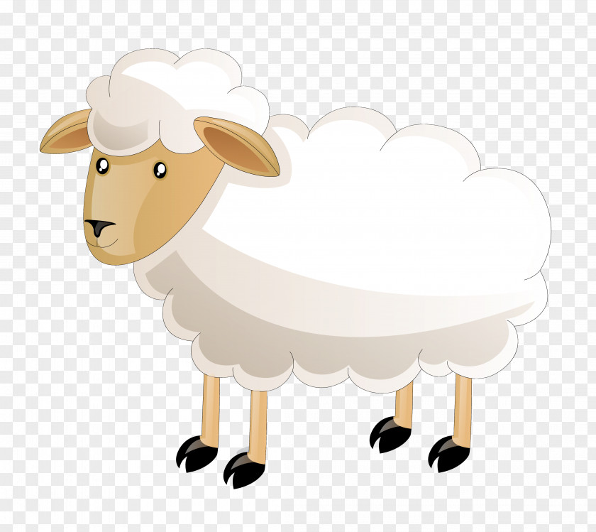 Cartoon Sheep Cattle Clip Art PNG