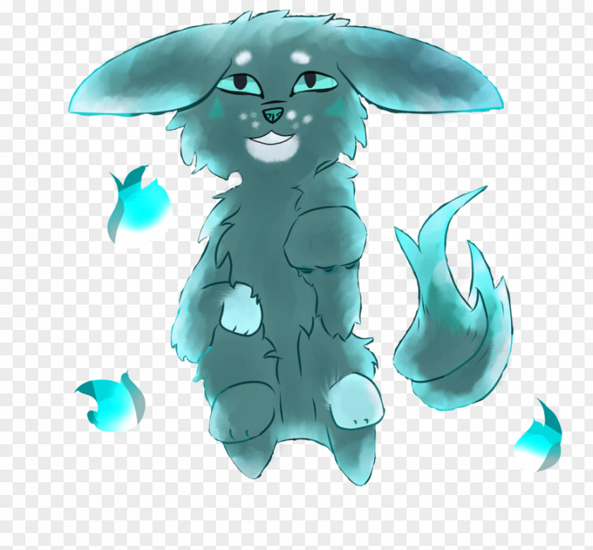 Cattails Cartoon Turquoise Legendary Creature PNG