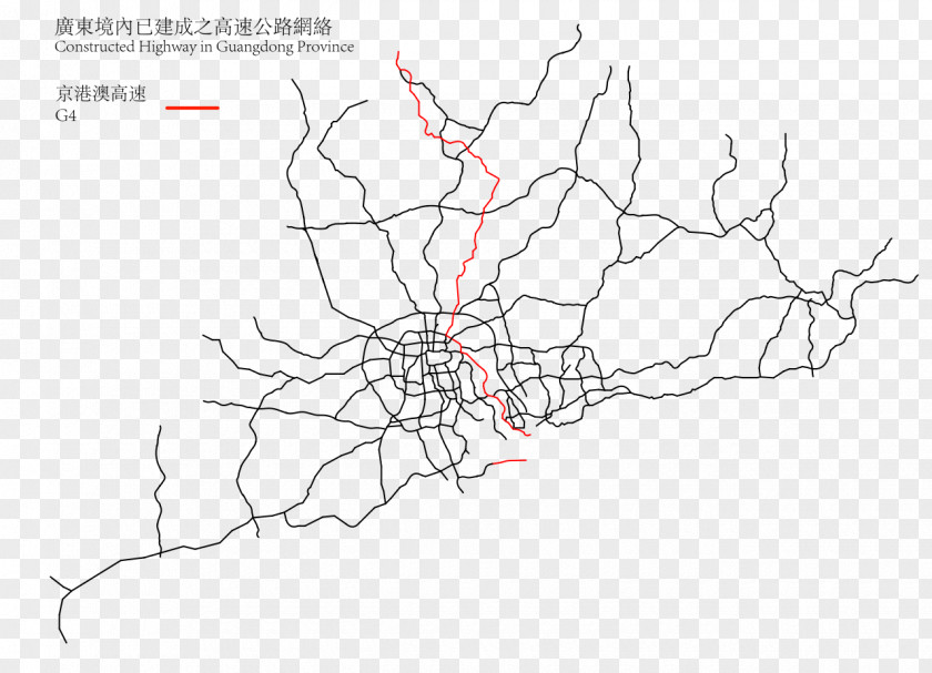 G35 Jinan–Guangzhou Expressway Meizhou Shanwei G4511 Longnan–Heyuan 中国国家高速公路网 PNG