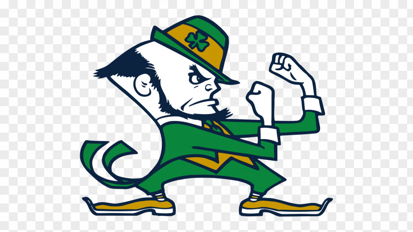 Leprechaun Notre Dame Fighting Irish Football Mascot Virginia Tech Hokies Sport PNG