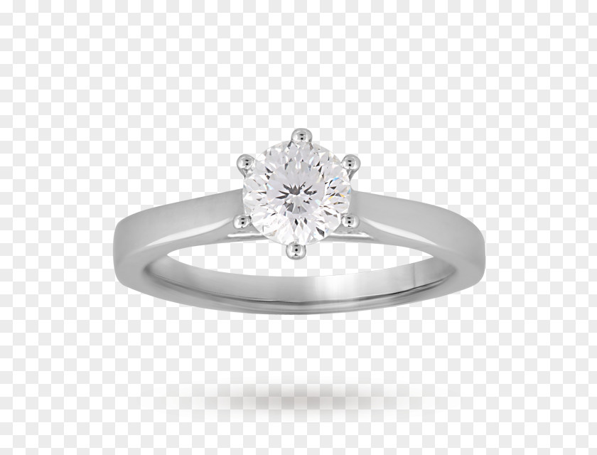 Platinum Ring Engagement Carat Diamond PNG