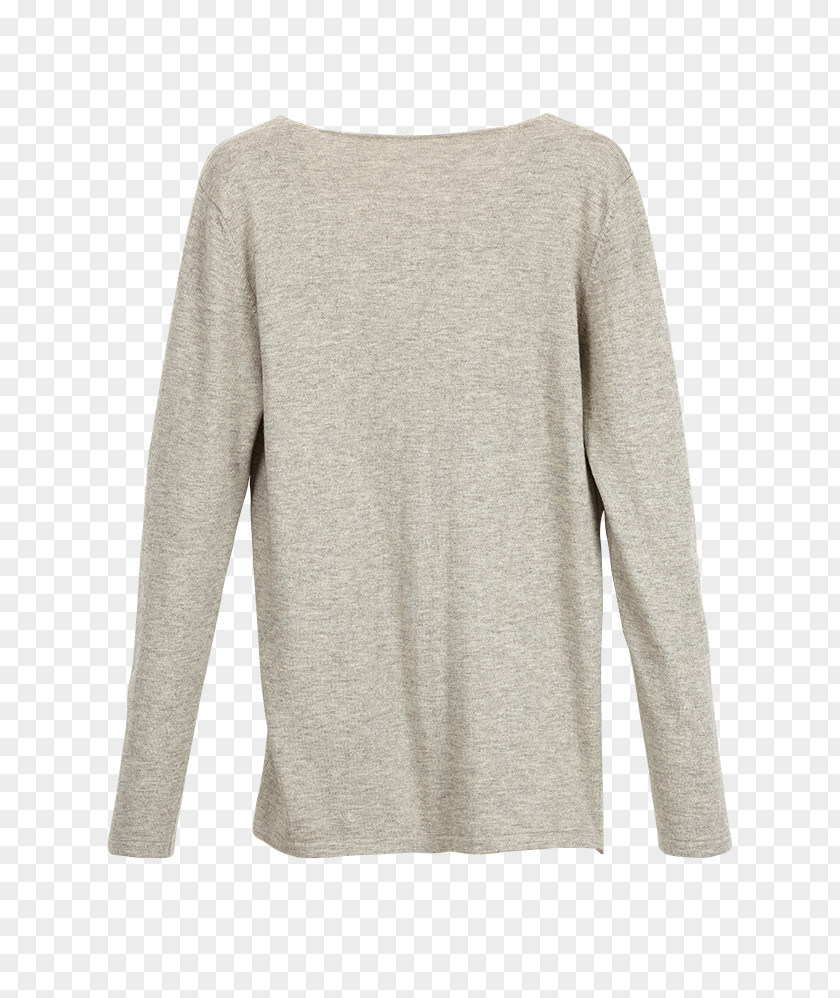 Pullover Sleeve Shoulder Beige PNG