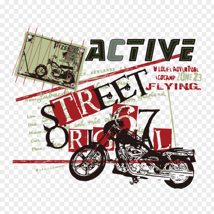 Vector Motorcycle Printing CorelDRAW PNG