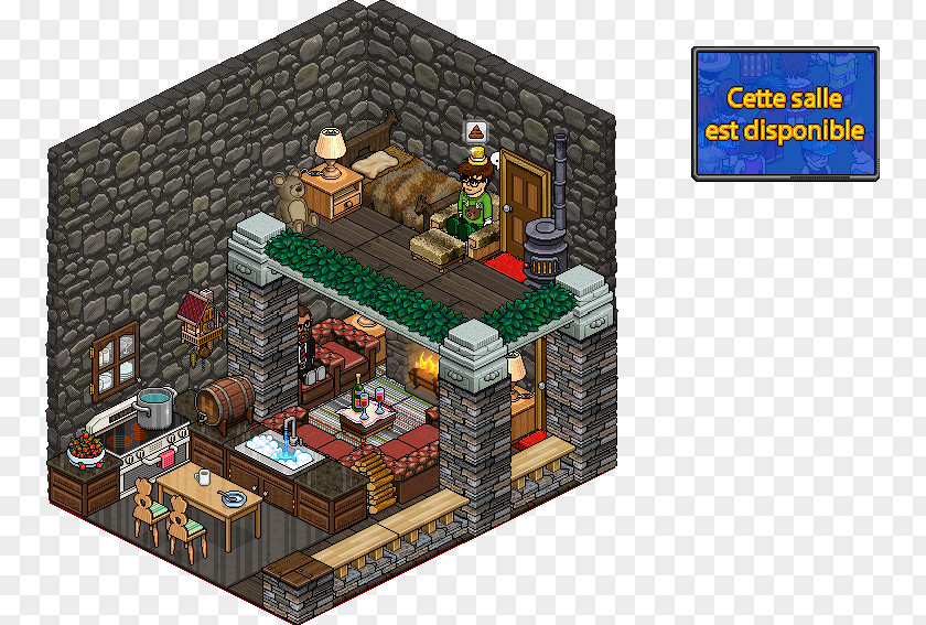 Bg Habbo Sulake Room Chalet Cafofo PNG