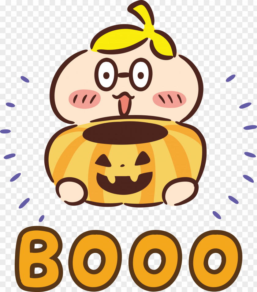 Booo Happy Halloween PNG